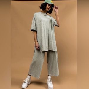 Dressed in LaLa Playsuit Top in Grey